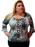 Blusa Ciganinha PLus Size